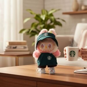 Fashion Labubu Outfit & Shoes